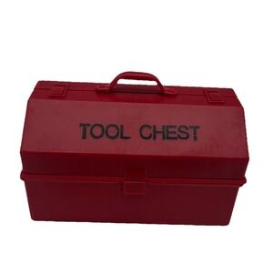 Vintage Mini Tool Box Filled W/Original Tools- In Original Box Great Condition